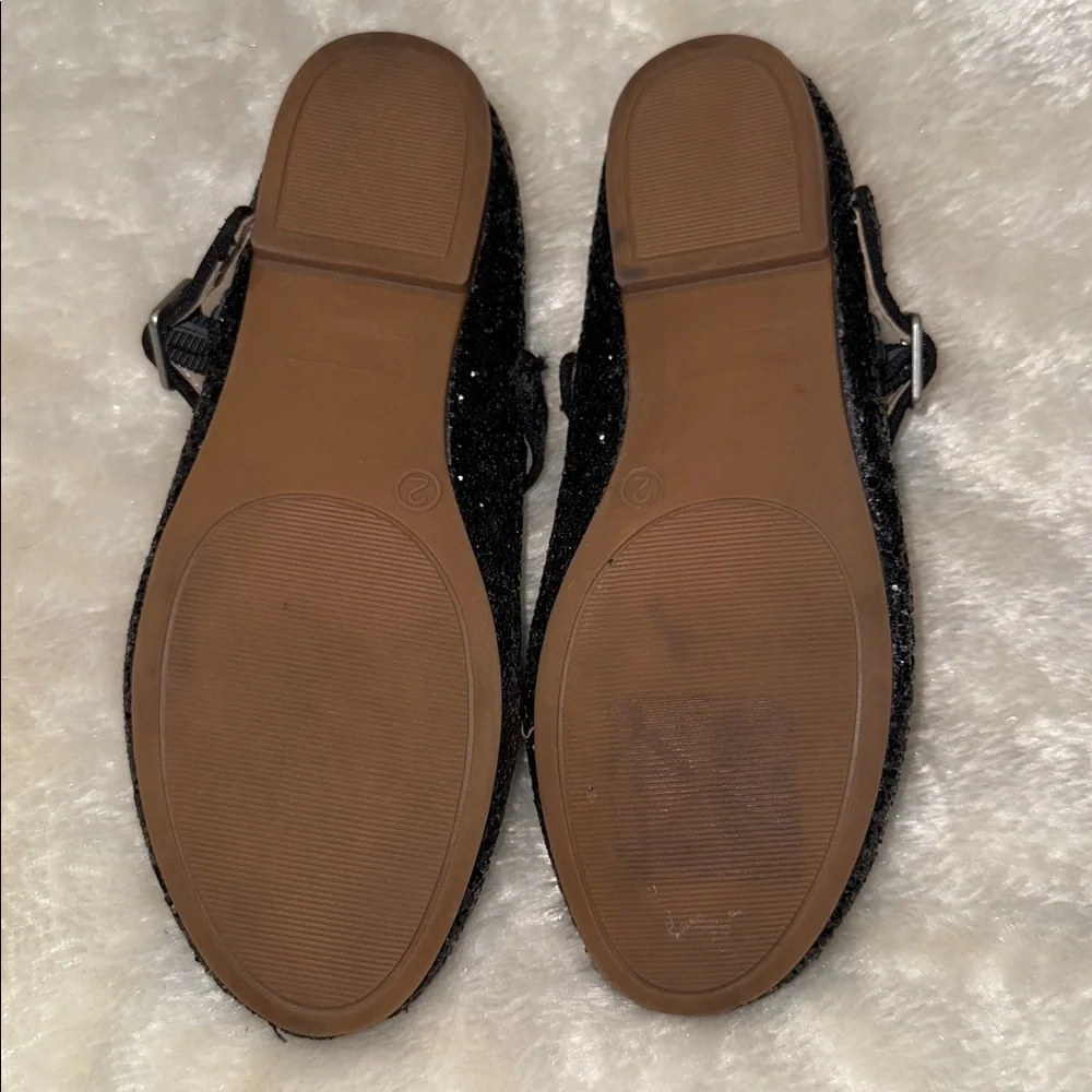 GAP Kids Sparkly Black Dress Shoes - Picture 2 of 3